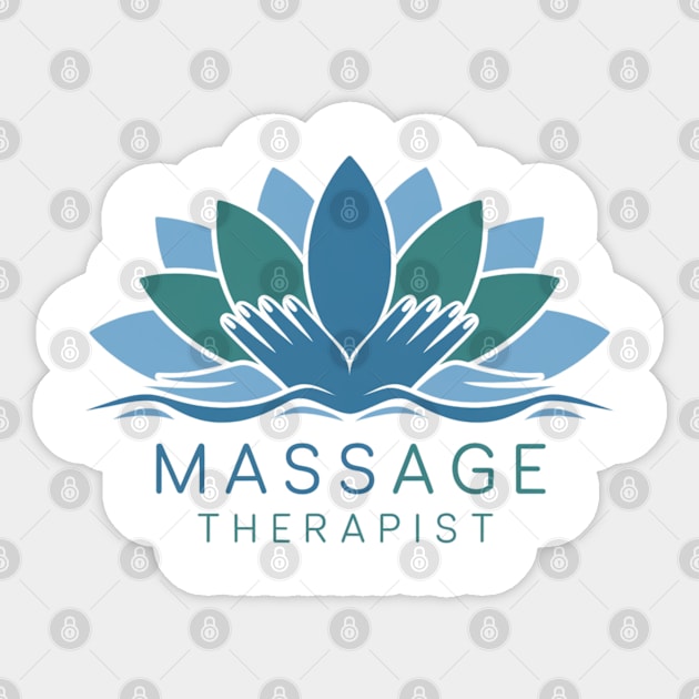 Massage Therapist Sticker by Pixel Threads 
